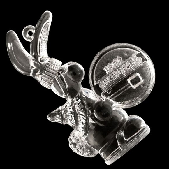 Energizer Bunny Ornament Vtg 1992 Christmas Clear Acrylic Promo Advertising. - Picture 9 of 16